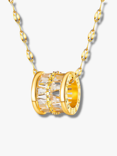 Crystal Barrel Necklace