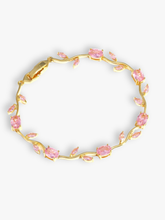 Trendy Tulip Bracelet Pink Zirconia