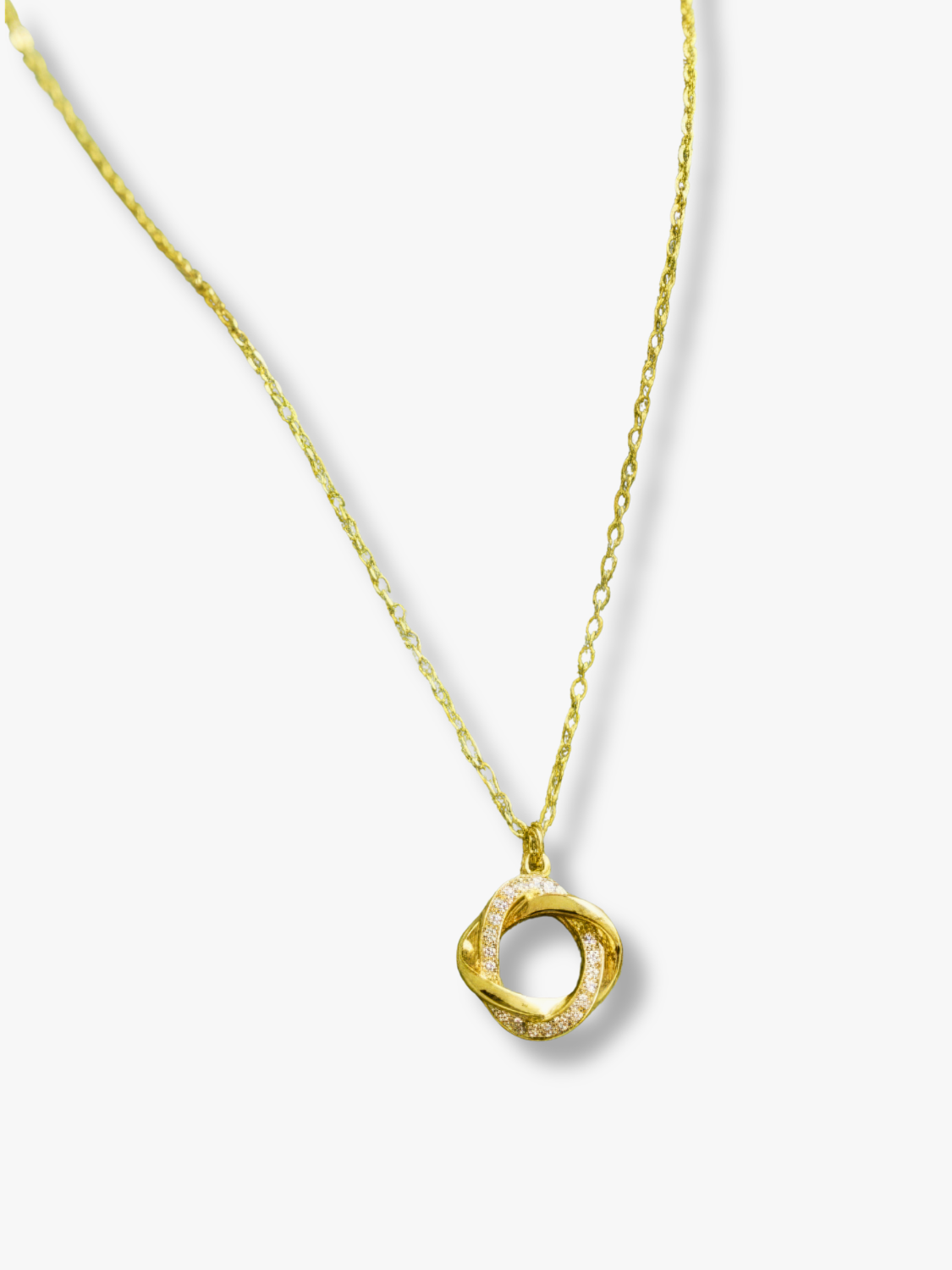 Love Knot Necklace - 18K Gold Plated Pedant
