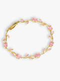 Trendy Tulip Bracelet Pink Zirconia